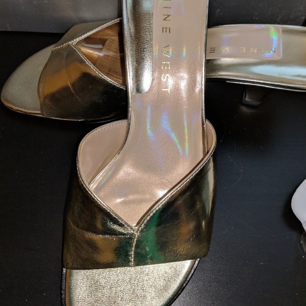 Gold sandals